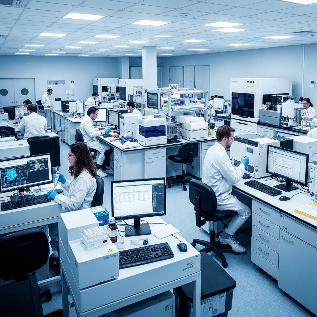 Pharmaceutical research laboratory
