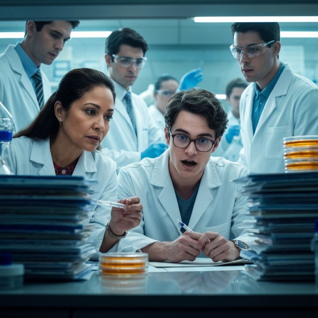 Pharmaceutical research team